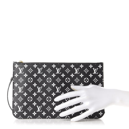 Louis Vuitton Monogram Giant Jungle Neverfull MM GM Pochette Black 2 of 9