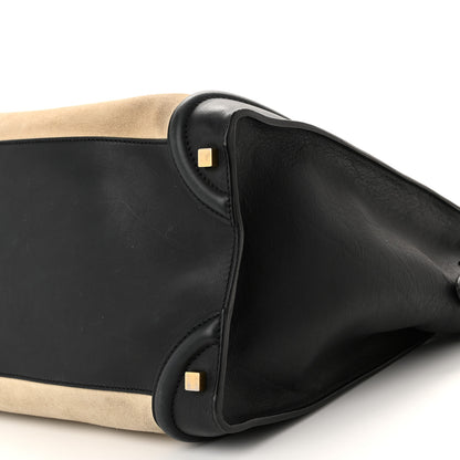 Celine Smooth Calfskin Suede Mini Tri-Color Luggage Light Beige 10 of 11