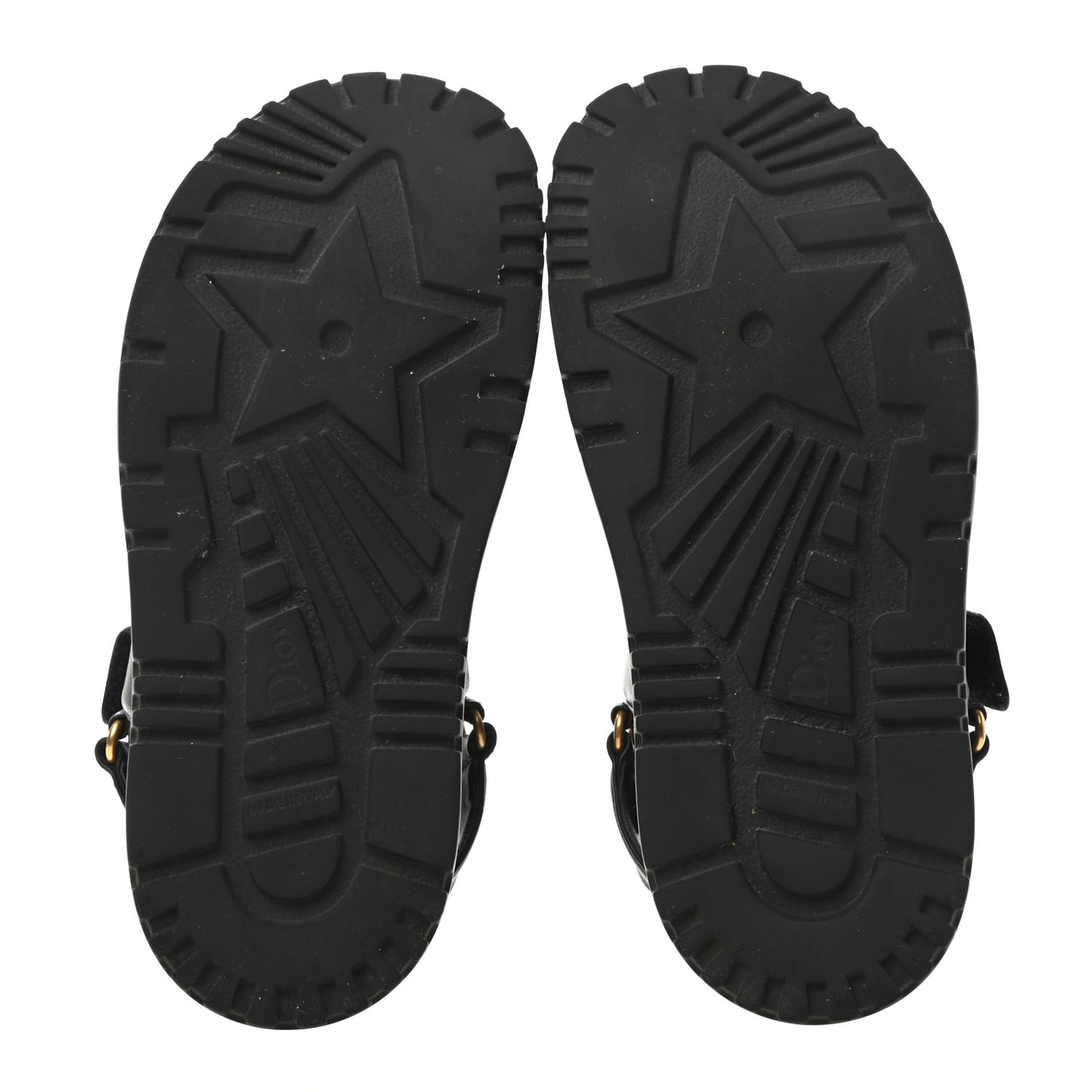 Lambskin Dioract Sandals 35.5 Black