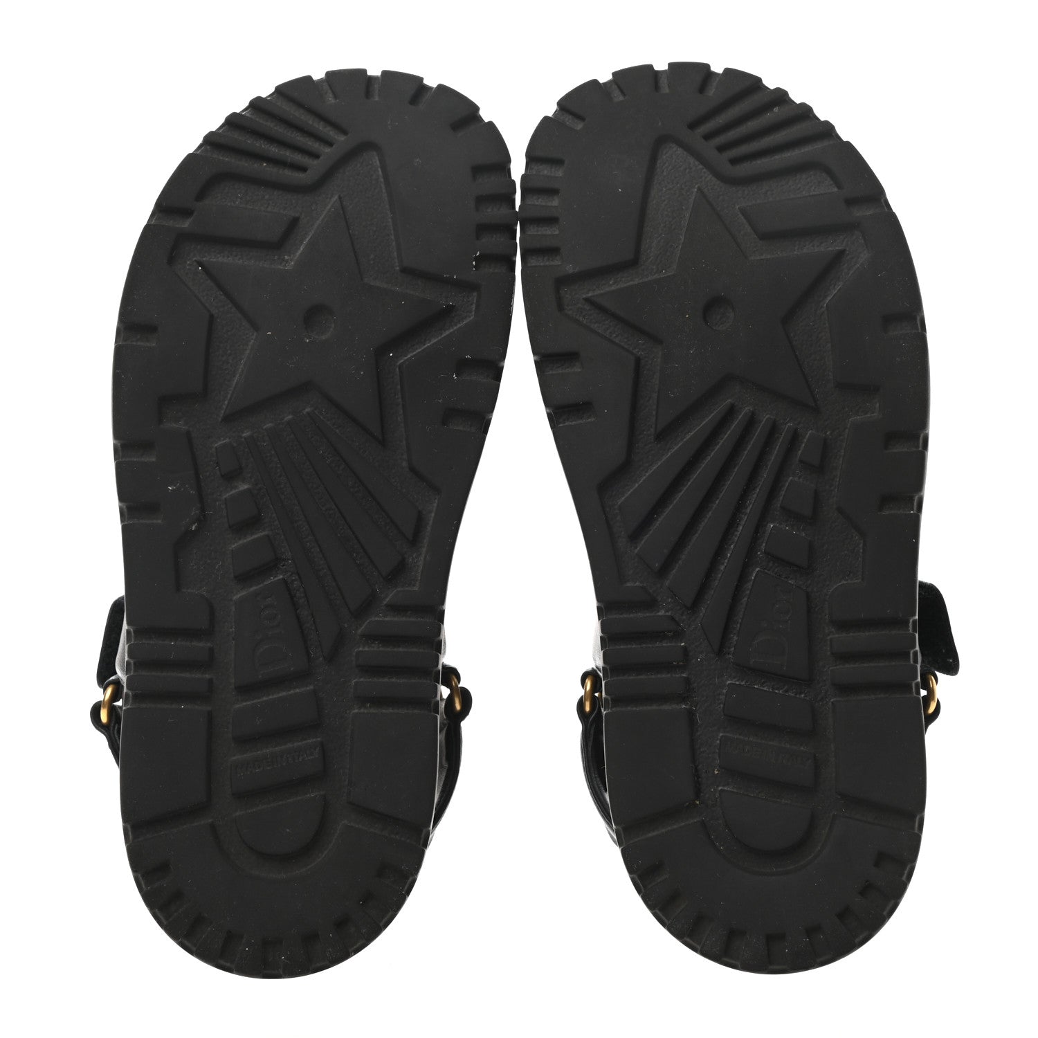 Christian Dior Lambskin Dioract Sandals 35.5 Black 5 of 9