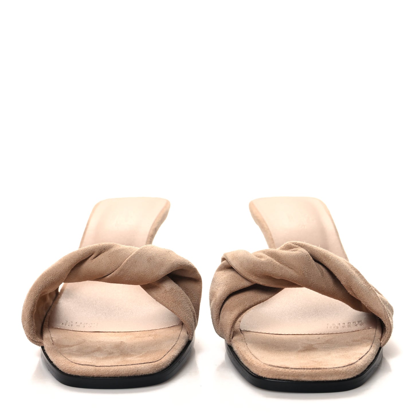 Suede Goatskin Giny 55 Sandals 39 Nude