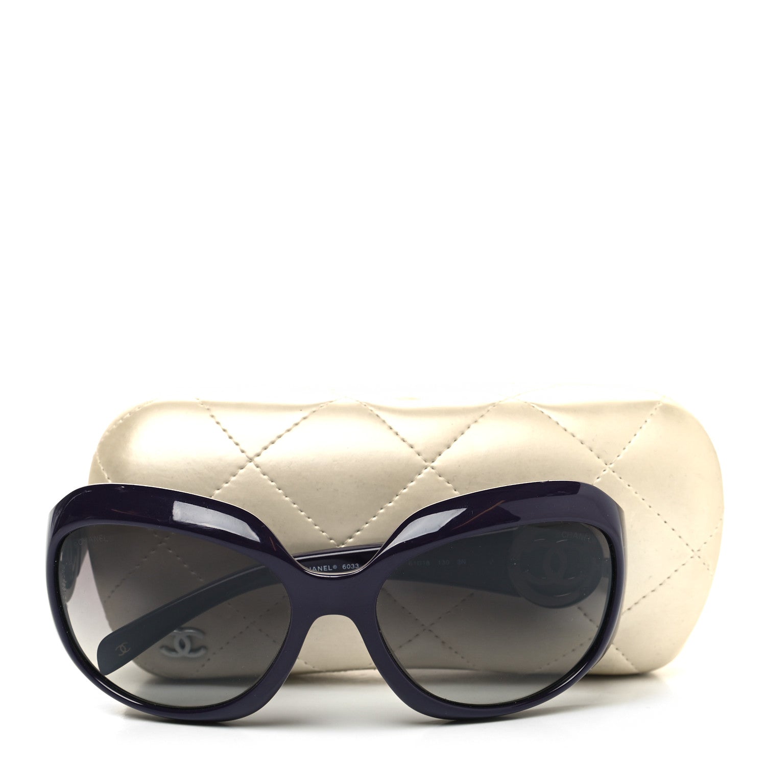 Chanel CC Sunglasses 6033 Purple 7 of 7