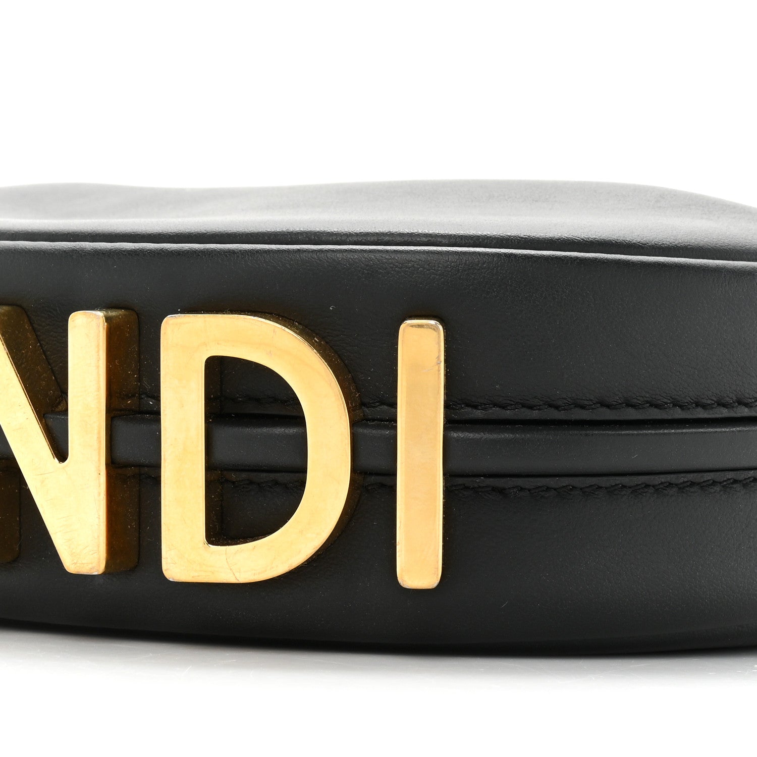 Fendi Vitello Grace Matte Nano Fendigraphy Hobo Charm Black 7 of 9