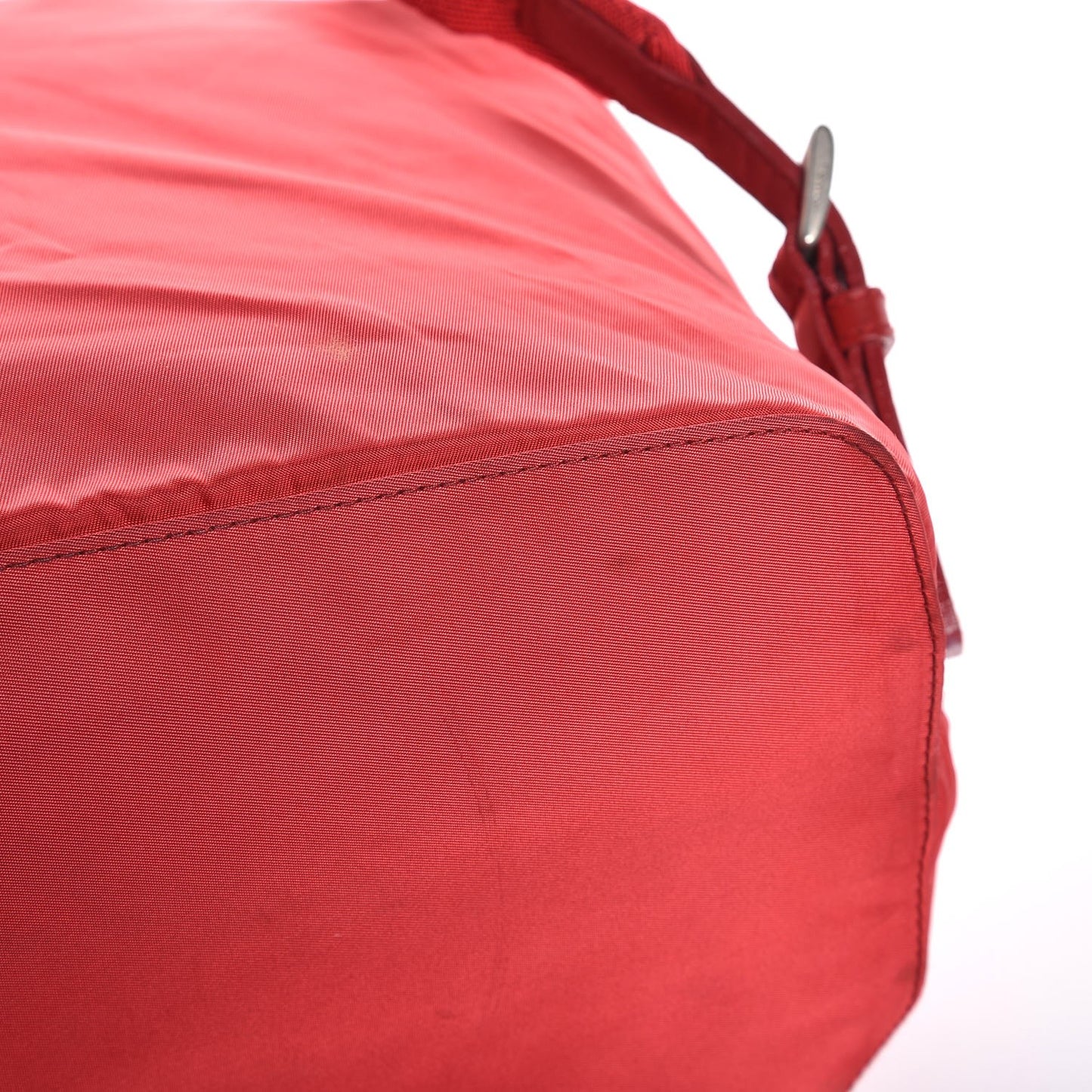 Nylon Vela Medium Backpack Rosso