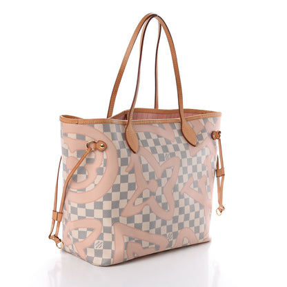 Louis Vuitton Damier Azur Tahitienne Neverfull MM 4 of 21