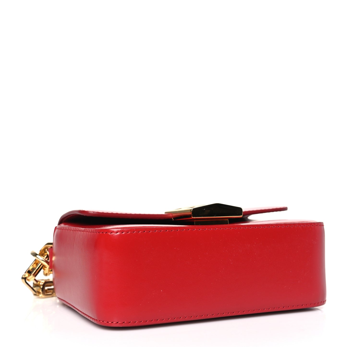 Box Calfskin Small 4G Cube Chain Shoulder Bag Dark Red