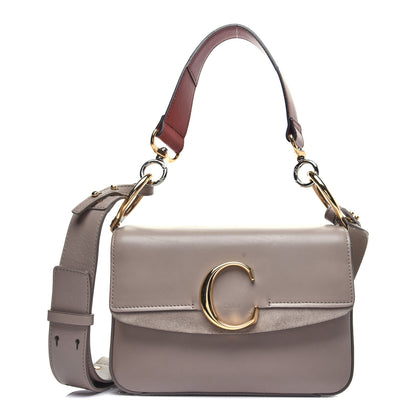 Chloe Calfskin Small C Double Carry Motty Grey 1 of 12