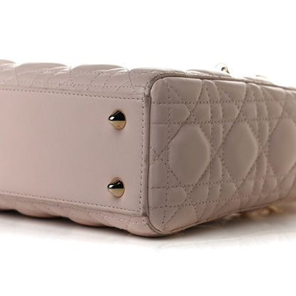 Christian Dior Lambskin Cannage Small Lucky Badges My Lady Dior Pink 10 of 18