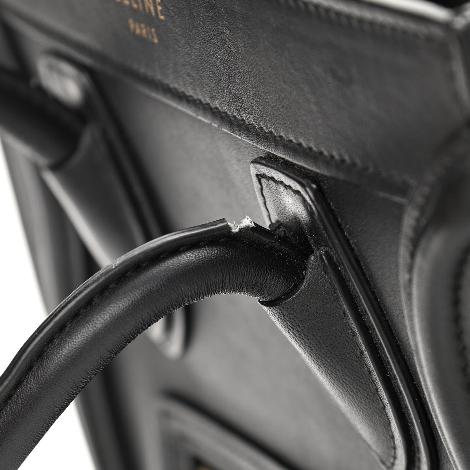 Celine Smooth Calfskin Nano Luggage Black 13 of 14