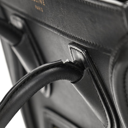 Celine Smooth Calfskin Nano Luggage Black 13 of 14