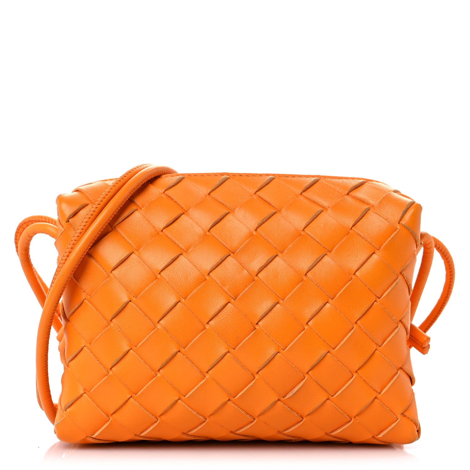 Bottega Veneta Nappa Intrecciato Small Loop Camera Bag Tangerine 1 of 11