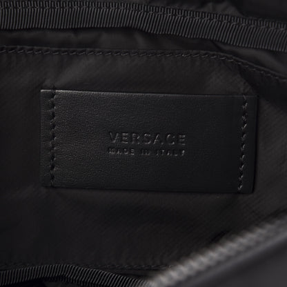 Versace Nylon Logo Two Tone Belt Bag Black 8 of 9
