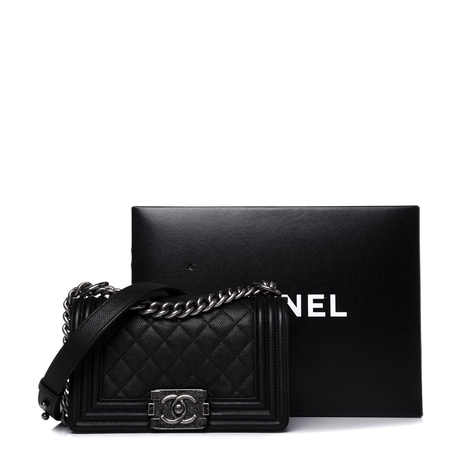 Chanel Caviar Quilted Small Boy Flap Black 18 of 18