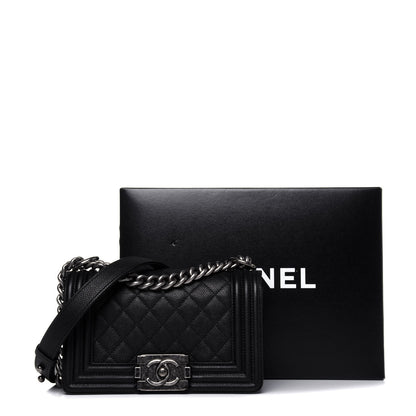 Chanel Caviar Quilted Small Boy Flap Black 18 of 18
