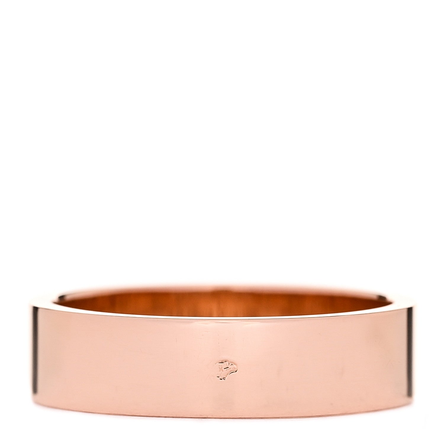 Hermes 18K Rose Gold PM Collier De Chien Ring 54 7 3 of 5