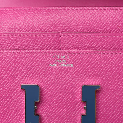 Hermes Epsom Enamel Constance Short Wallet Magnolia Bleu Brighton 6 of 13