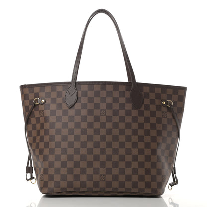 Louis Vuitton Damier Ebene Neo Neverfull MM Rose Ballerine 3 of 11