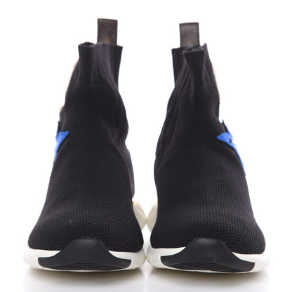 Louis Vuitton Stretch Fabric LV Black Heart Sock Sneaker 36.5 Black 2 of 8