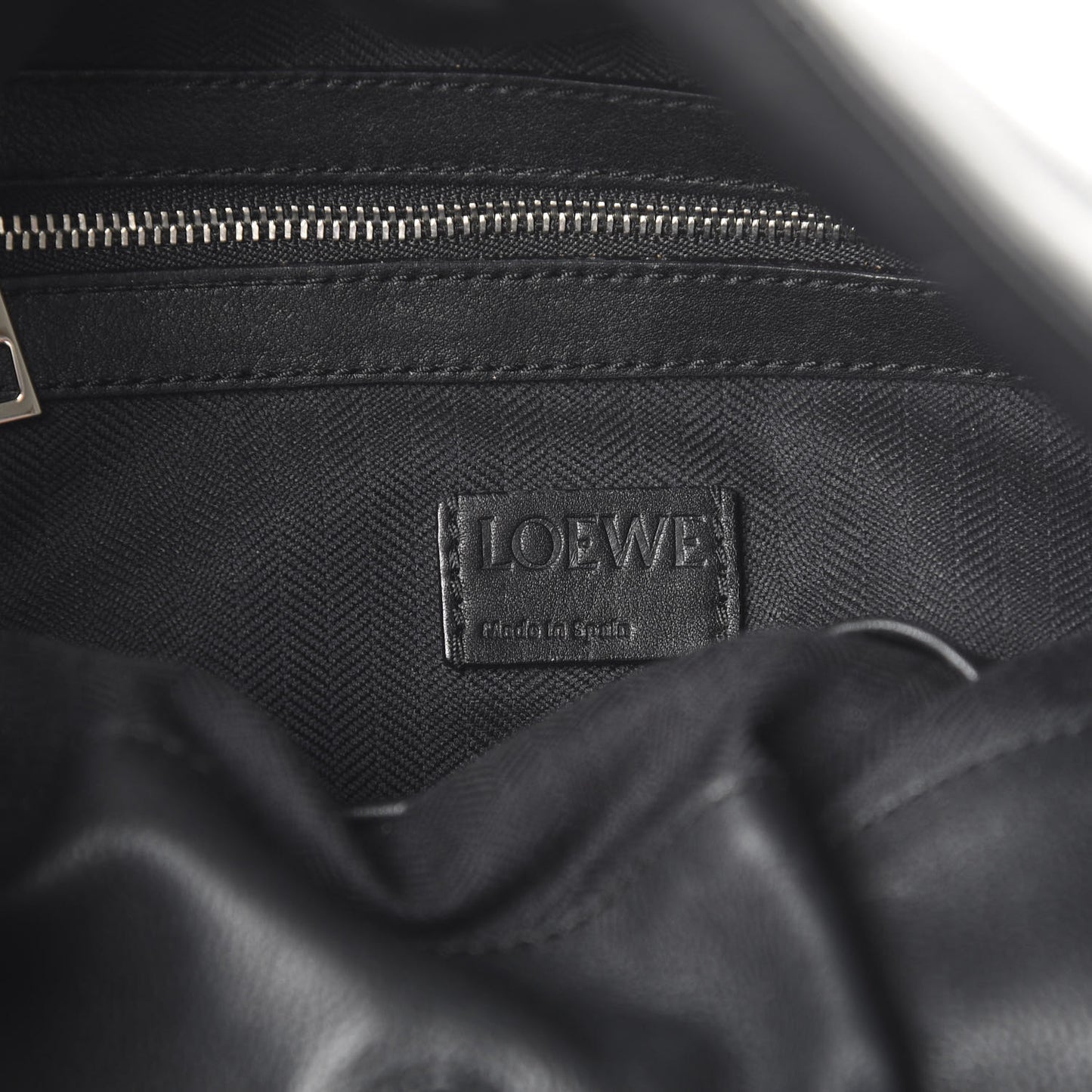 Calfskin Small Flamenco Knot Bag Black