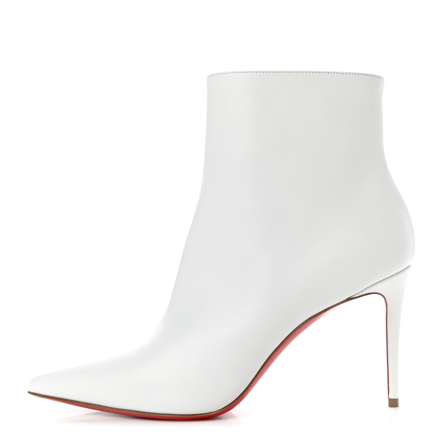 Christian Louboutin Calfskin So Kate Booty 85 Ankle Boots 39.5 White 1 of 8