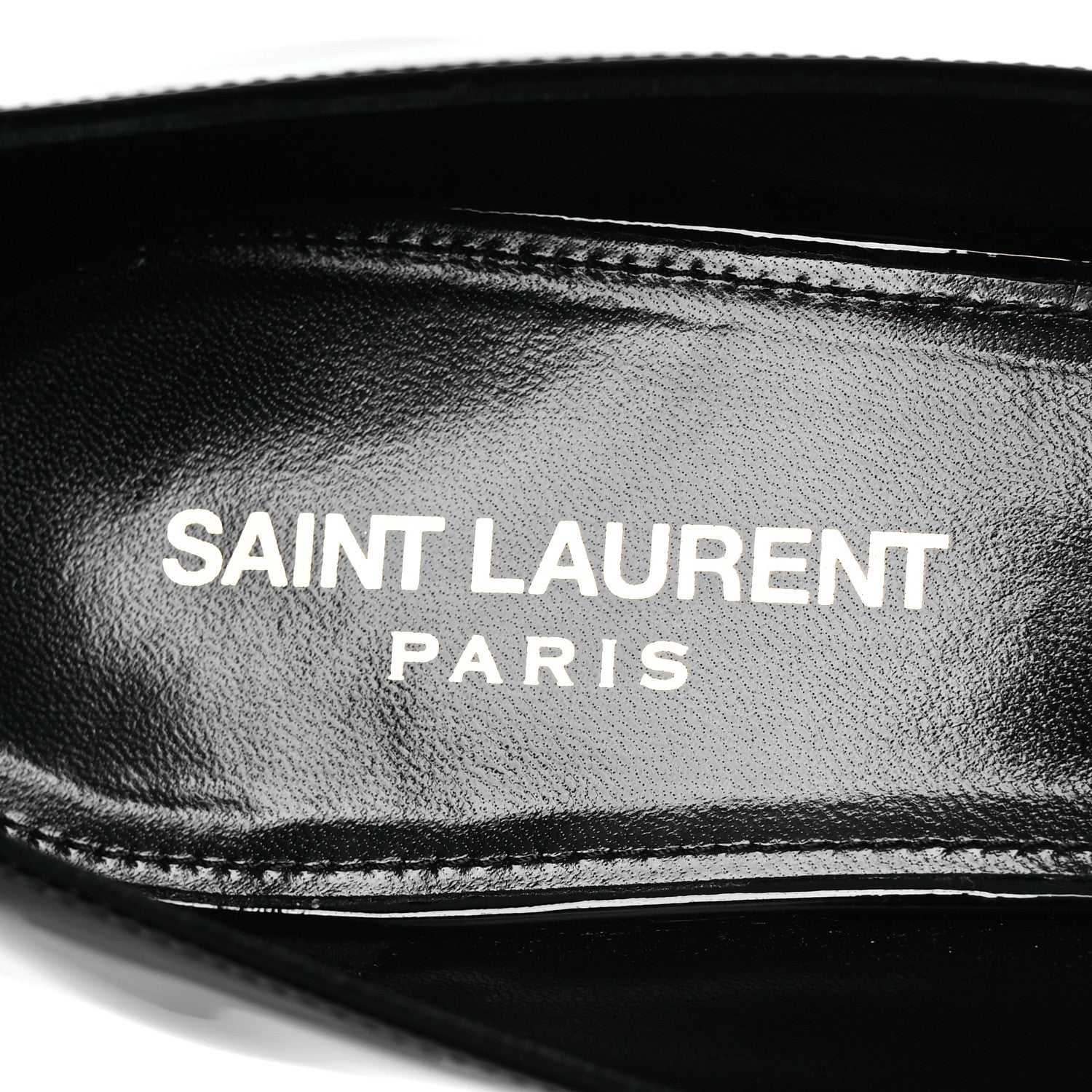 Saint Laurent Patent Calfskin Sixtine 20 Pumps 40 Black 9 of 12