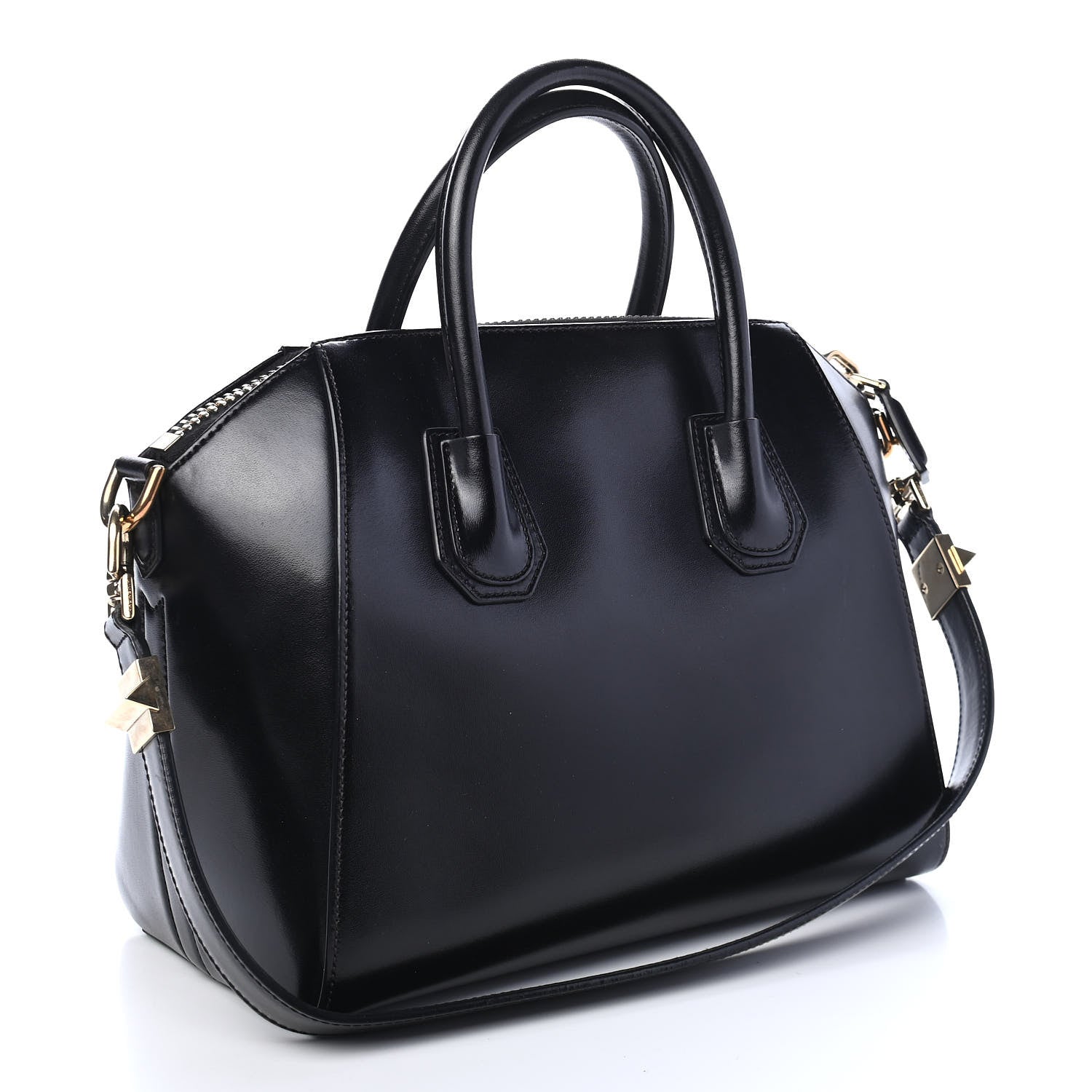 Givenchy Shiny Lord Calfskin Small Antigona Black 3 of 9