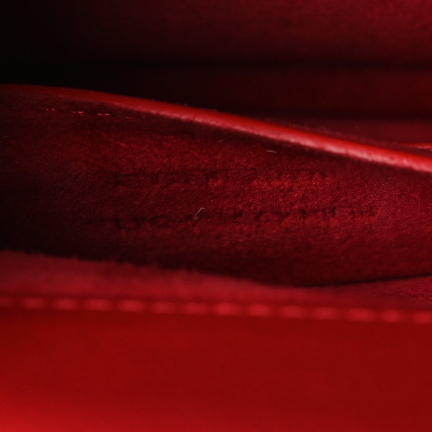 Saint Laurent Grained Calfskin Medium Monogram Sunset Satchel Red 7 of 12