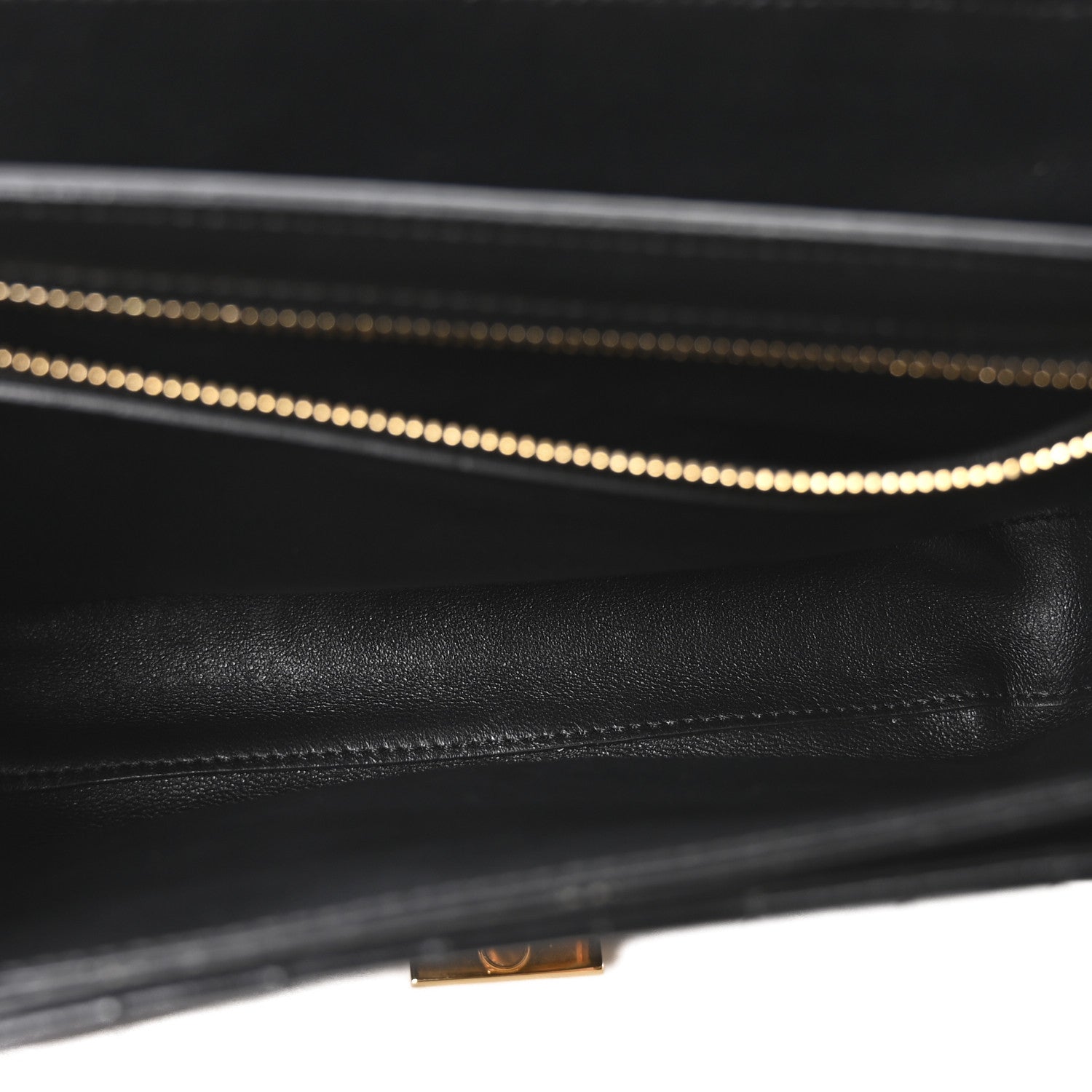 Celine Calfskin Quilted Medium C Bag Black 5 of 10
