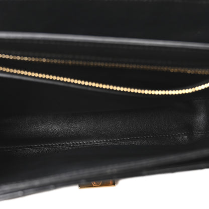 Celine Calfskin Quilted Medium C Bag Black 5 of 10