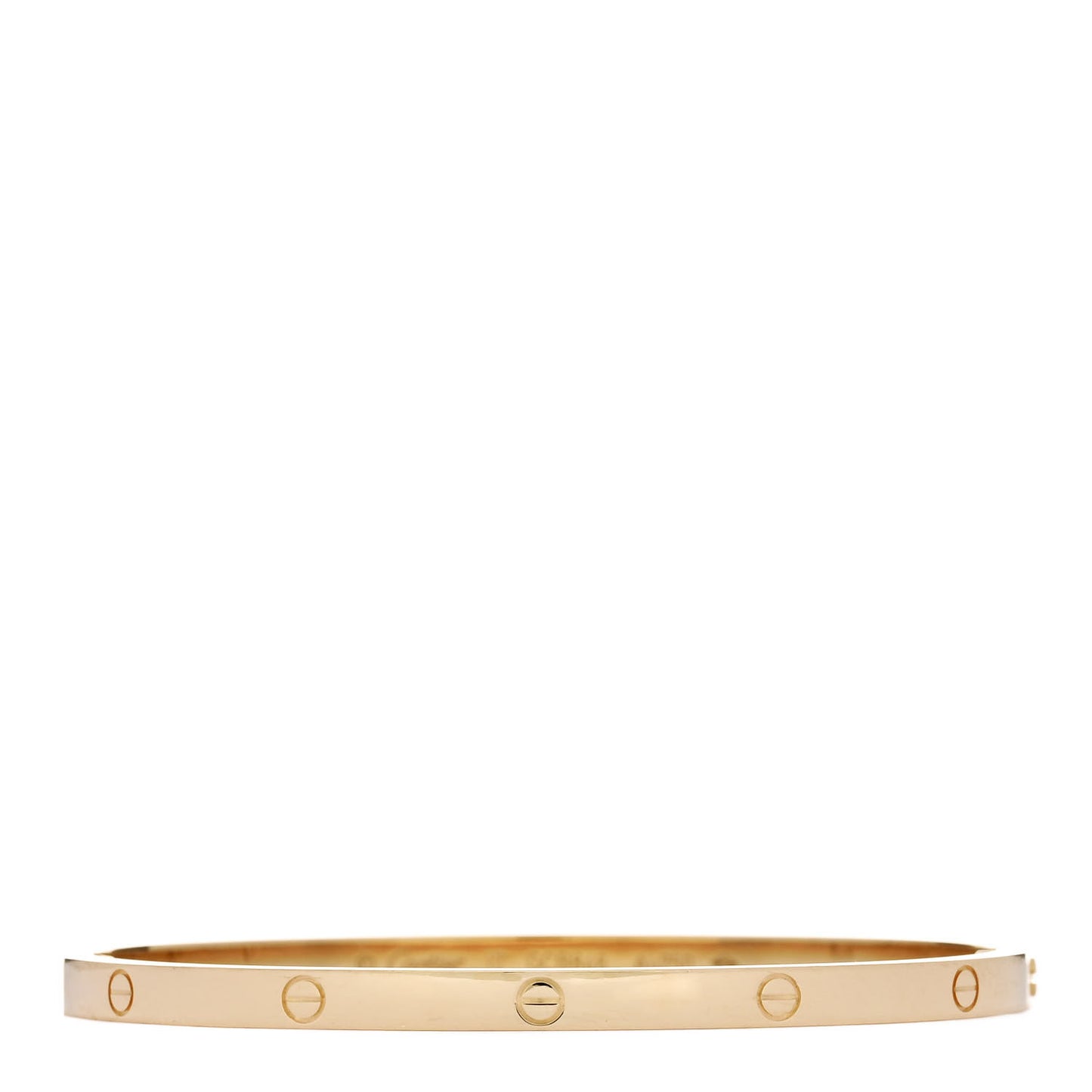 18K Yellow Gold Small LOVE Bracelet 17