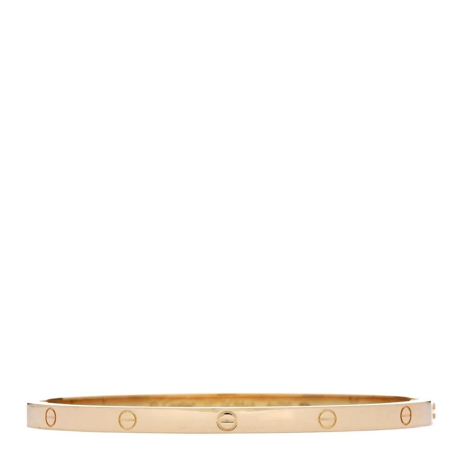 Cartier 18K Yellow Gold Small LOVE Bracelet 17 1 of 8