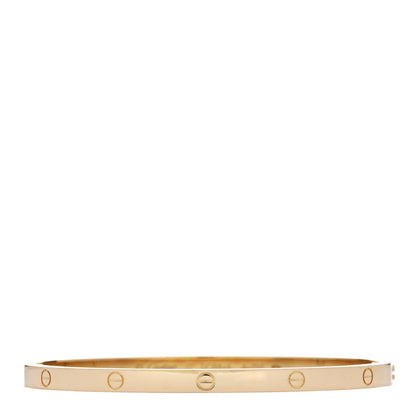 Cartier 18K Yellow Gold Small LOVE Bracelet 17 1 of 8