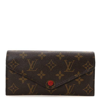 Louis Vuitton Monogram Josephine Wallet Red 1 of 7