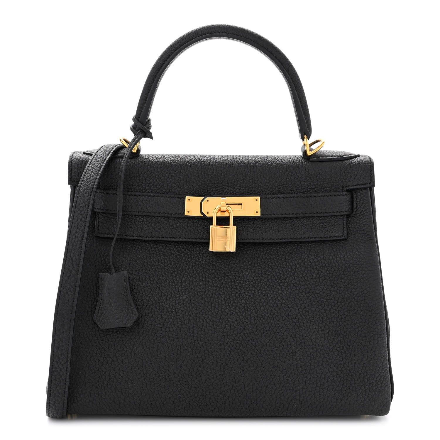 Hermes Togo Kelly Retourne 28 Black 1 of 12