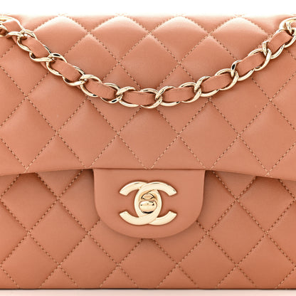Chanel Lambskin Quilted Small Double Flap Brown 8 of 11