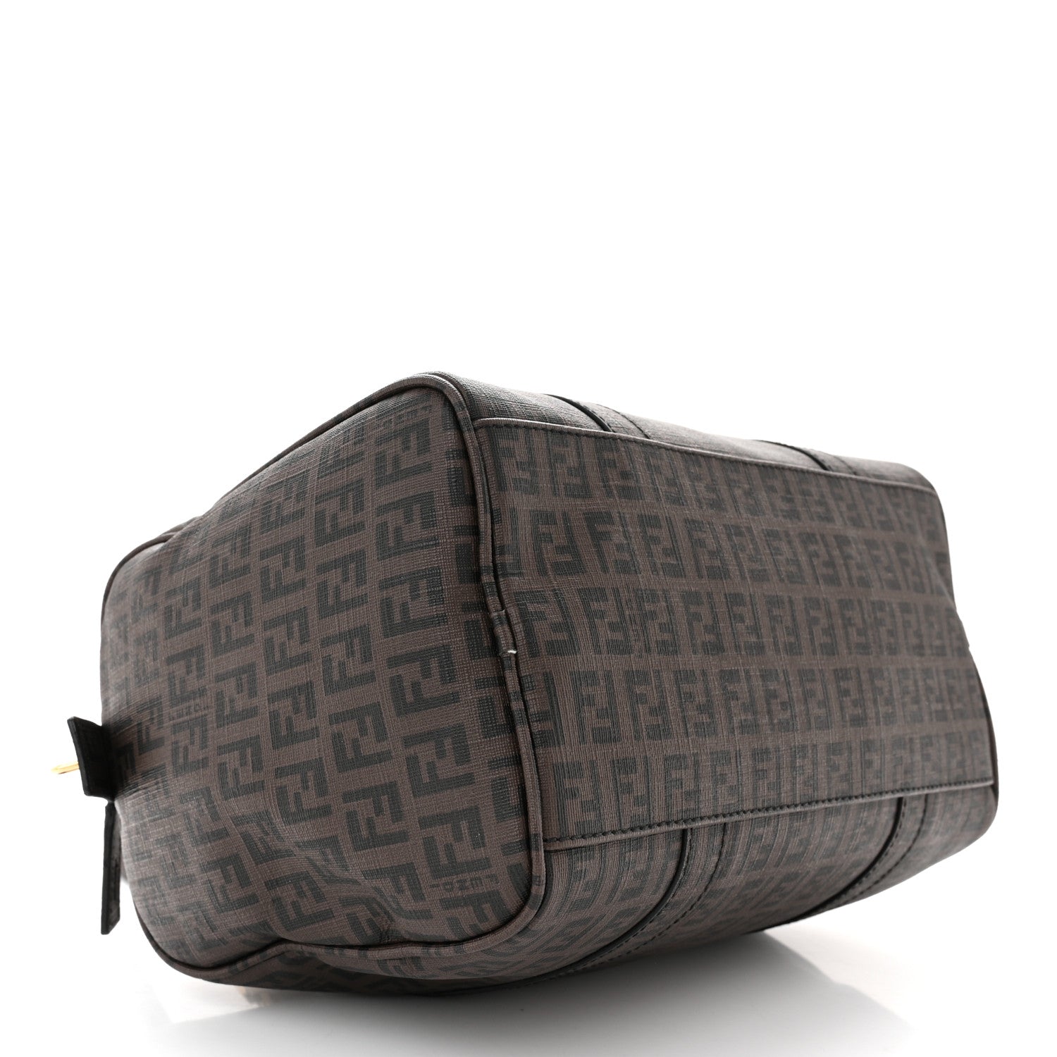 Fendi Zucchino Spalmati Forever Small Boston Moro Black 5 of 8