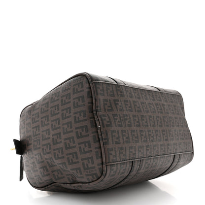 Fendi Zucchino Spalmati Forever Small Boston Moro Black 5 of 8