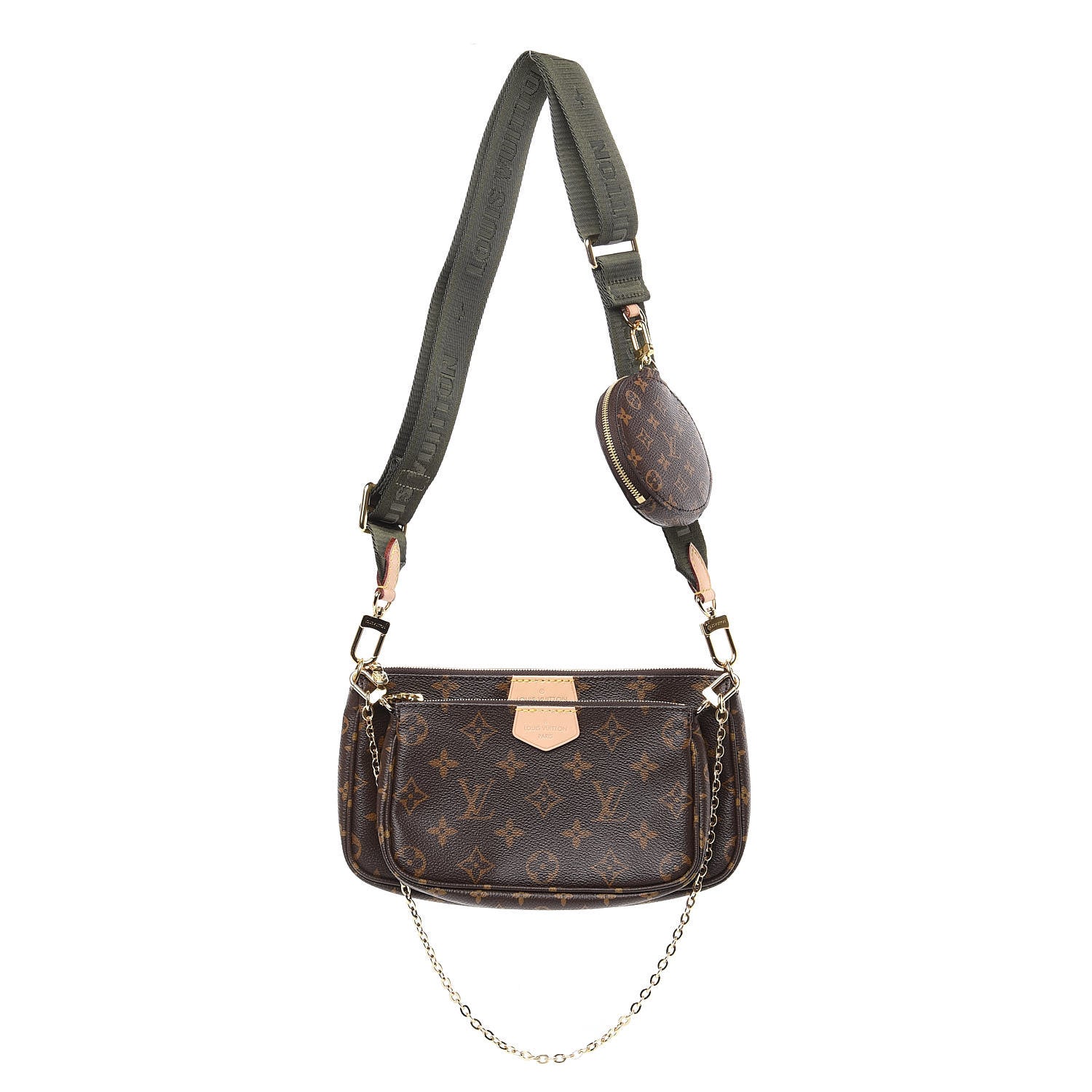 Louis Vuitton Monogram Multi Pochette Accessories Kaki 1 of 12