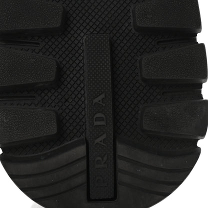 Prada Re-Nylon Piuma Metal Triangle Logo Quilted 45mm Sneakers 40 Black 7 of 9