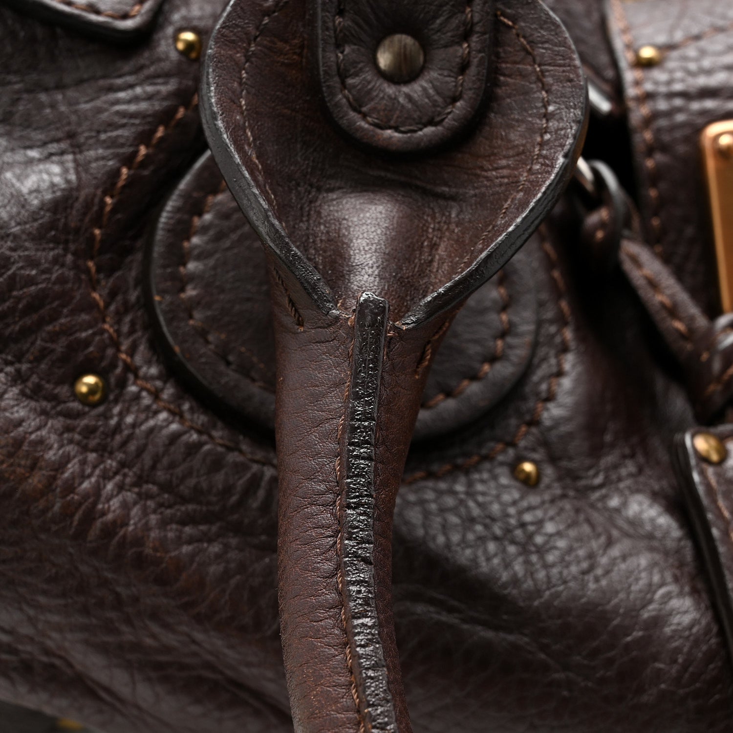 Chloe Calfskin Medium Paddington Satchel Brown 11 of 11