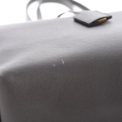 Saint Laurent Calfskin Large Shopping Tote Dark Grey 11 of 17