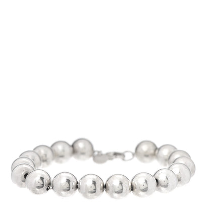 Tiffany Sterling Silver 10mm HardWear Ball Bracelet 1 of 6