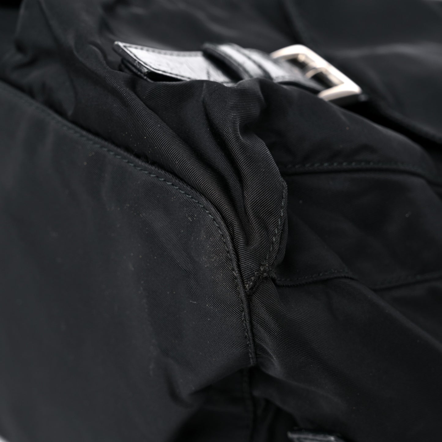 Nylon Vela Medium Backpack Black