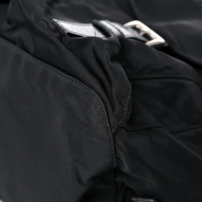 Prada Nylon Vela Medium Backpack Black 9 of 14