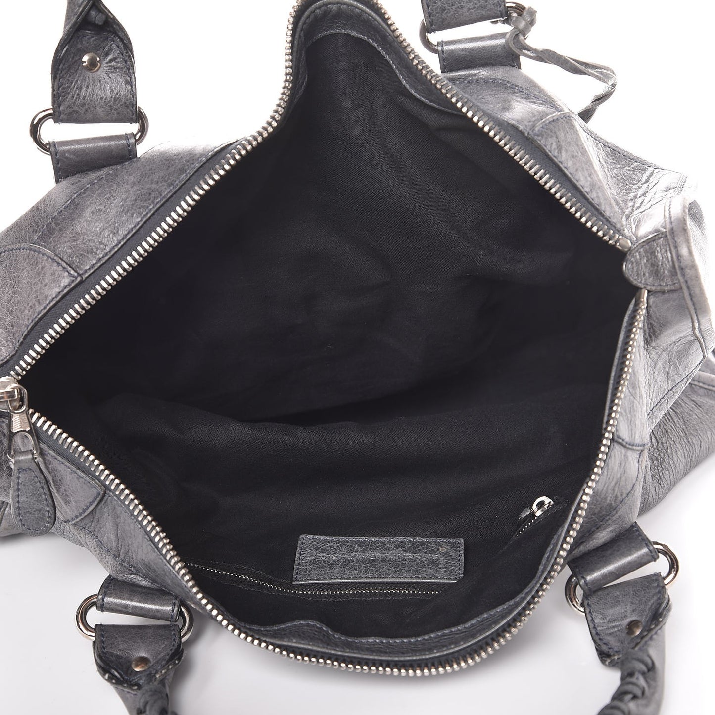 Agneau Giant 21 Silver Hardware Work Anthracite