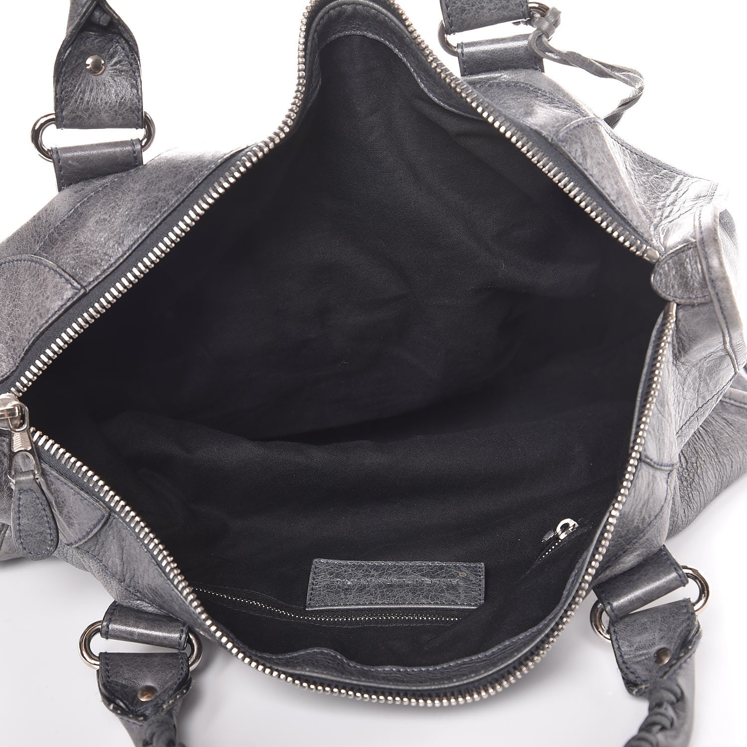 Balenciaga Agneau Giant 21 Silver Hardware Work Anthracite 5 of 12