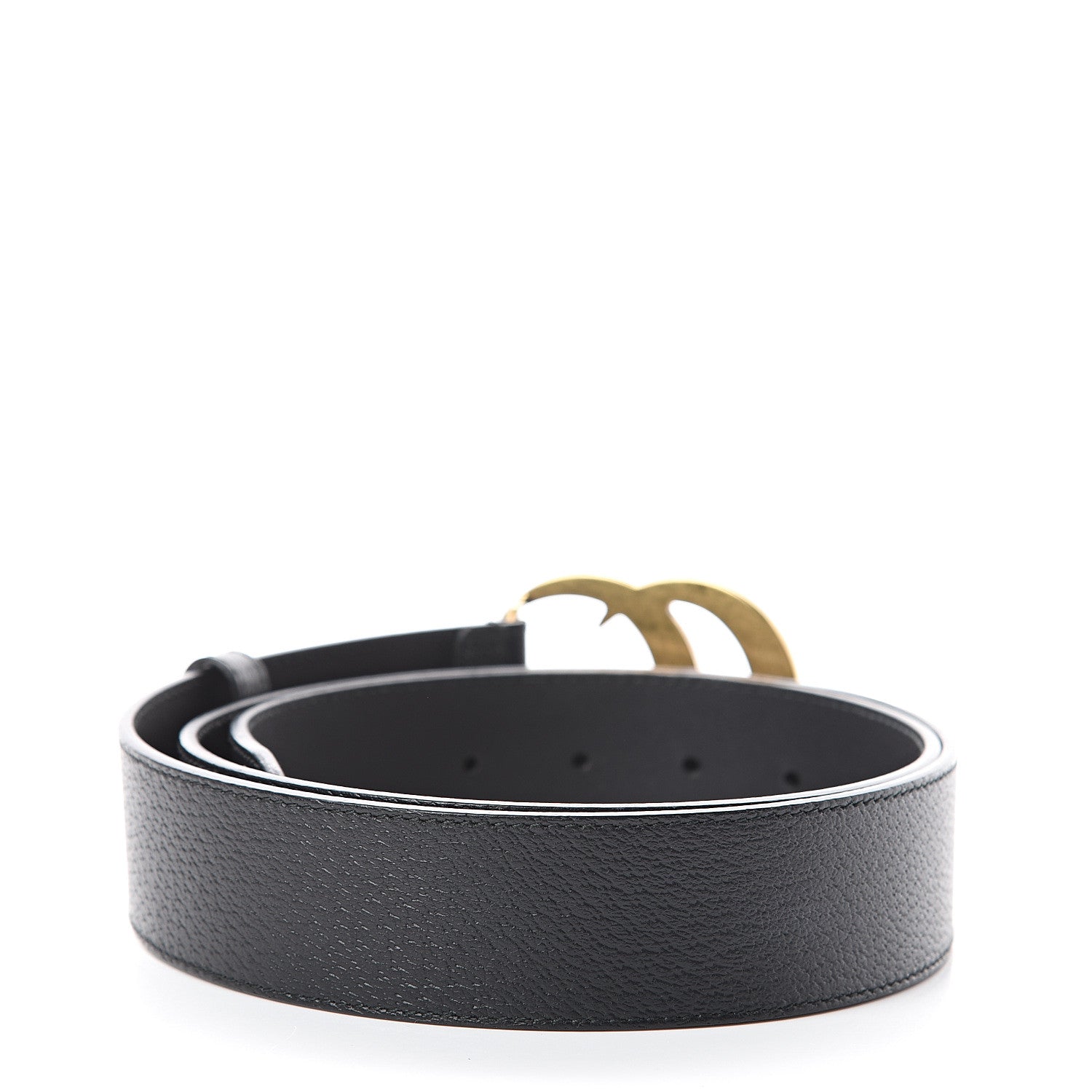 Gucci Textured Calfskin Double G 40mm Belt 100 40 Black 2 of 5