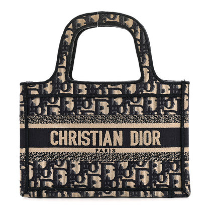 Christian Dior Oblique Mini Book Tote Blue Multicolor 1 of 13