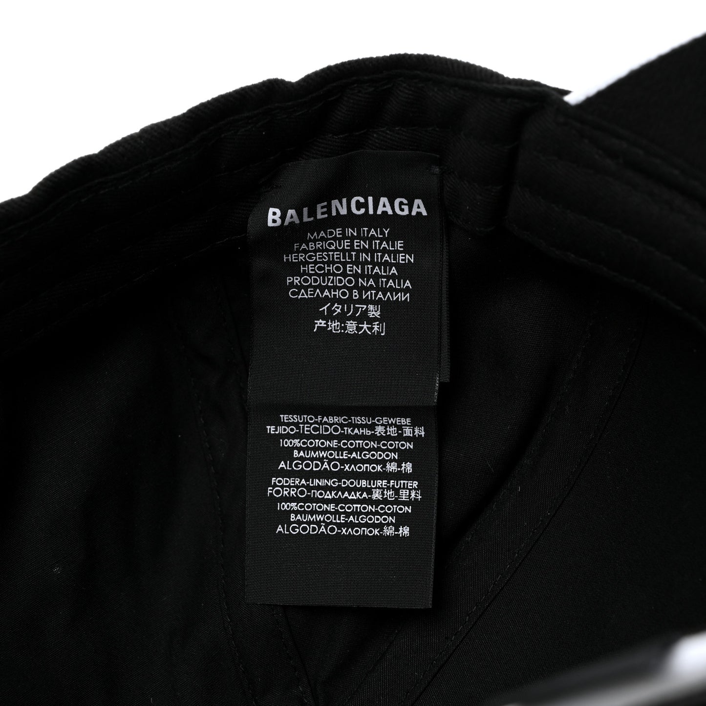 Cotton BB Mode Cap L Black White
