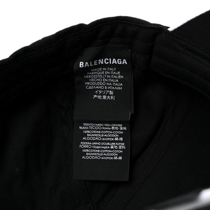 Balenciaga Cotton BB Mode Cap L Black White 10 of 10